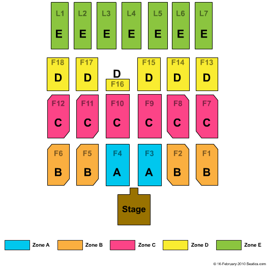 Myrtle Beach Convention Center Seating Chart